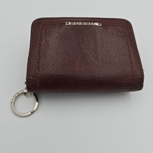 FOSSIL Black Leather Mini Multifunction Wallet SWL8260